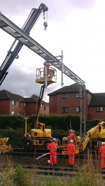 Electrification of Railway Line.