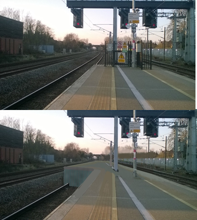 image of platforms at Bedford Station