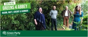 Naomi, Matt, Jeremy & Hannah Greens for Abbey Ward Cambridge