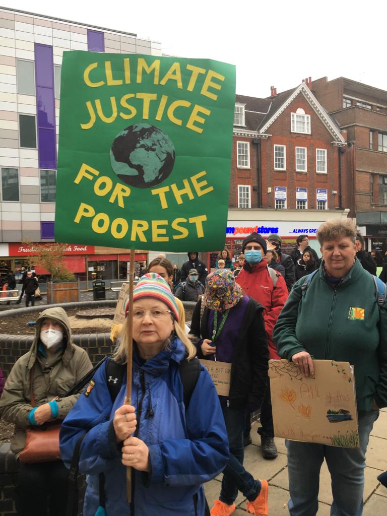 Luton COP26 Protest Group photo