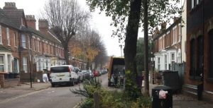 Image of a street in castle area